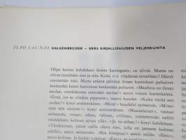 Teekkari 1961 nr 2, Galaksit, Uuno Saarnio - voiko äänetön olla lukumäärä?, Seppo Heikinheimo - Tractatus Electronicus Tempestivus, Aviaattoreiden heimo, ym.