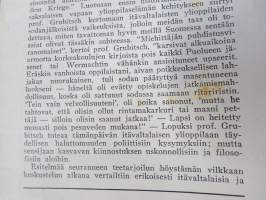 Teekkari 1949 nr 2-3 nr, Tempauskäsky, H. Grubitsch (kemisti, luennoi) - &quot;Studentenleben in Österreich nach dem Krieg&quot; (varsin myötämielinen juttu natsien...