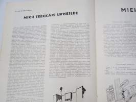Teekkari 1949 nr 2-3 nr, Tempauskäsky, H. Grubitsch (kemisti, luennoi) - &quot;Studentenleben in Österreich nach dem Krieg&quot; (varsin myötämielinen juttu natsien...