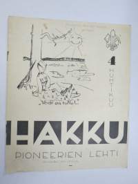 Hakku - Pioneerien lehti 1941 nr 4, Kymen Pioneerien kummilapsi Ritva Lemmikki Flinnck (jonka isä kaatui Talvisodassa) - Pohjolan Pioneerien kummilapsi Väinö Laurila