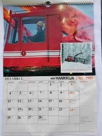 seinäkalenteri Hankkija 1985