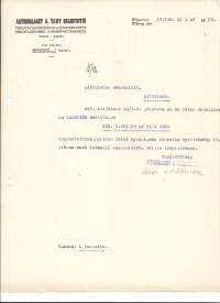 G  Taht Oy Ab Wiipuri 1928 - firmalomake