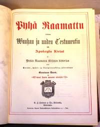 Dorèn Pyhä Raamattu, 1967. Näköispainatus. Kokonahkapainatus. (Kuvaraamattu)