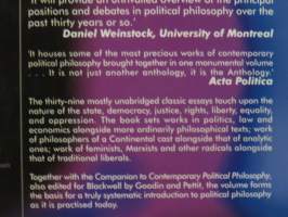 Contemporary Political Philosophy - An Anthology