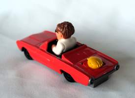 Professori Philip Brainard McDonald&#039;s -toimintahahmo Disney Flubber - leluauto muovia 12x5x5 cm