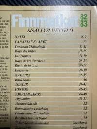 Finnmatkat syksy-talvi-kevät 1982-83 -matkaesite