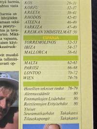 Finnmatkat kevät-kesä-syksy 1983 -matkaesite