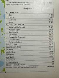 Finnmatkat syksy-talvi-kevät 1984/85 -matkaesite