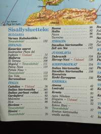 Aurinkomatkojen Lomaopas kevät-kesä-syksy 1986 -matkaesitekirja