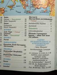 Aurinkomatkojen Lomaopas kevät-kesä-syksy 1986 -matkaesitekirja
