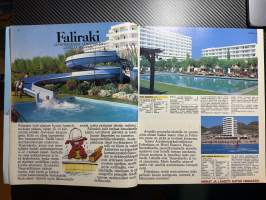 Aurinkomatkojen Lomaopas kevät-kesä-syksy 1986 -matkaesitekirja