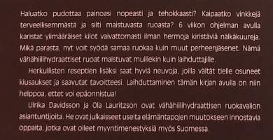 6 kiloa 6 viikossa.  ( laihduttaminen, ruokavalio, ruokareseptit )