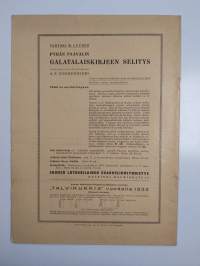 Talvikukkia 1932 : Evankelinen joululehti