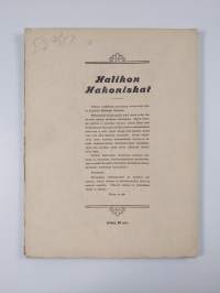 Halikon hakoniskat 2