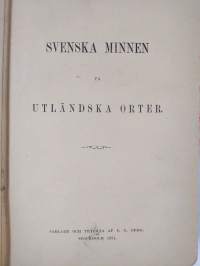 Svenska minnen på utländska orter