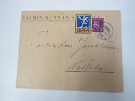 Salmin kunnan sairaala -firmakuori / kirjekuori