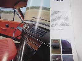Morris Marina 1.3 Coupé, 1.8 Coupé, 1.8. 1.8 TC Coupé, 1.3 Saloon, 1.8 Saloon, 1.8 TC Saloon 1972 -myyntiesite / sales brochure