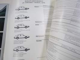 Saab 900 1978? -myyntiesite / sales brochure