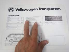 Volkswagen Transporter 1980 -myyntiesite