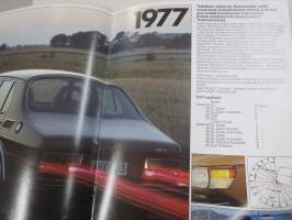 Saab 99 1980 -myyntiesite / sales brochure