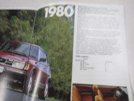 Saab 99 1980 -myyntiesite / sales brochure
