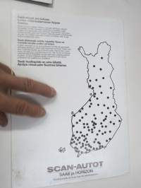 Saab 99 1980 -myyntiesite / sales brochure