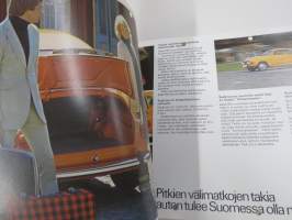 Saab 96 1975 -myyntiesite / sales brochure