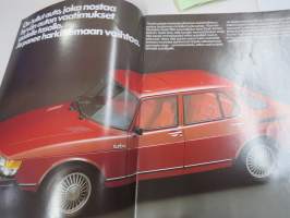 Saab 900 19?? -myyntiesite / sales brochure