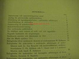 Maria Sjukhus i Helsingfors Årsberättelse för år 1910 -vuosikertomus