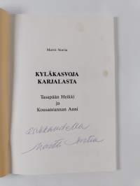 Kyläkasvoja Karjalasta : Tasapään Heikki ja Kousanrannan Anni (signeerattu, tekijän omiste)