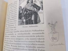 Uudenmaan rakuunarykmentin historia, ex. O.S. Otto von Schulman -kirjasto (ex Libris etulehdellä)