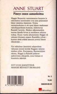 Pimeys ennen aamunkoittoa, 1989. (seikkailu, trilleri, romantiikka)