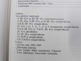 Jalkaväkirykmentti 43 jatkosodassa