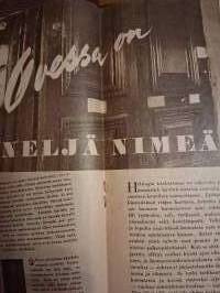 Kotiliesi 1-2, 1948. Uuden keittiön suunnittelua, ihmiselon soveltuvuutta jopa puukauhojen tekoa ja malleja. On aina hauska katsella kunkin ajan mainoksia.
