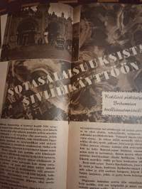 Kotiliesi 13-14,1947.Kuka muistaa kirjat lapsille  Otavan mainoksesta? Lasten ryhdistä Englannin terveisiin juuri sodasta selvinneeseen Suomeen Ym.. Sivuja 31.