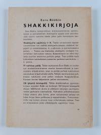Shakkipelin oppikirja 1 : Säännöt, aloitukset, loppupelit ja sommittelutaito