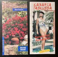 Matkaesitteitä (12 kpl) : Suomi / Kanaria / Ahvenanmaa