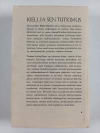 Kieli ja sen tutkimus