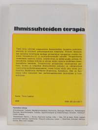 Ihmissuhteiden terapia (tekijän omiste, signeerattu)
