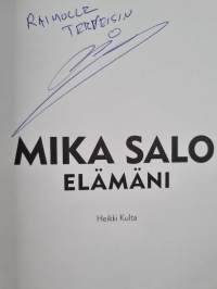 Mika Salo : elämäni (signeerattu, tekijän omiste)
