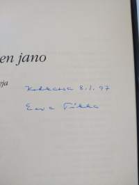 Tulen jano (signeerattu, tekijän omiste)