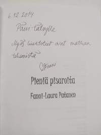 Pieniä pisaroita (signeerattu, tekijän omiste)