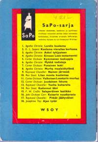 Simeon Leen testamentti (Hercule Poirot&#039;s Christmas), 1956. 2.p. SAPO N:o 4!