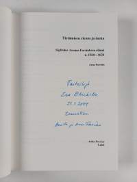 Tietämisen riemu ja tuska (signeerattu) : Sigfridus Aronus Forsiuksen elämä n 1560-1624 (signeerattu, tekijän omiste)