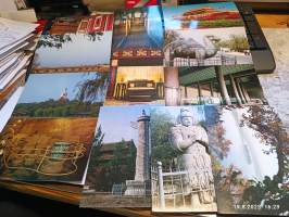 Postikortteja 60 kpl - Kulkemattomia, uusia. Kiina 21 kpl, Cappadocia 11, Puolanka, onnittelukortteja, Sao Paolo, Langkawi, maisemakortteja