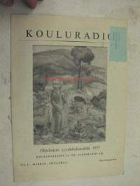 Kouluradio ohjelmisto syyslukukaudella 1957