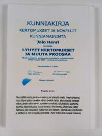 Lyhyet kertomukset ja muuta proosaa
