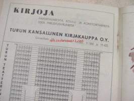 Turun Teatterin 1942-43 (Naimisiin päiväksi) -ohjelmavihko