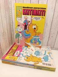 Kattimatti 11-12/88  2,3,4,5,7,8,10,12/89  1-12/90 1-5/91 yht. 27 kpl