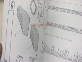 Aprilia Amico 50-93 spare parts catalog -varaosaluettelo